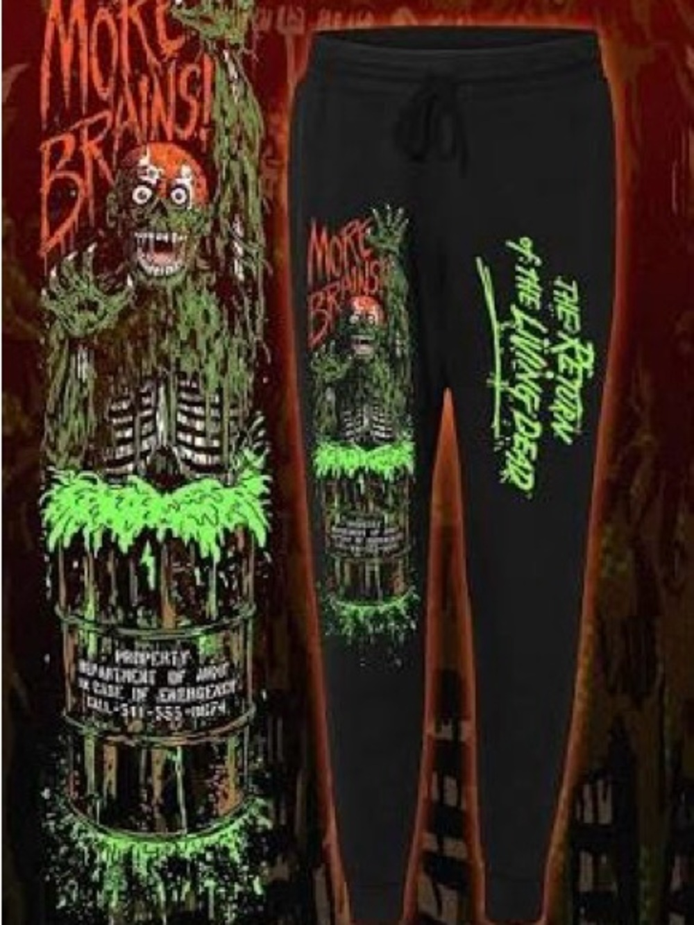 Return of the Living dead jogger size Small